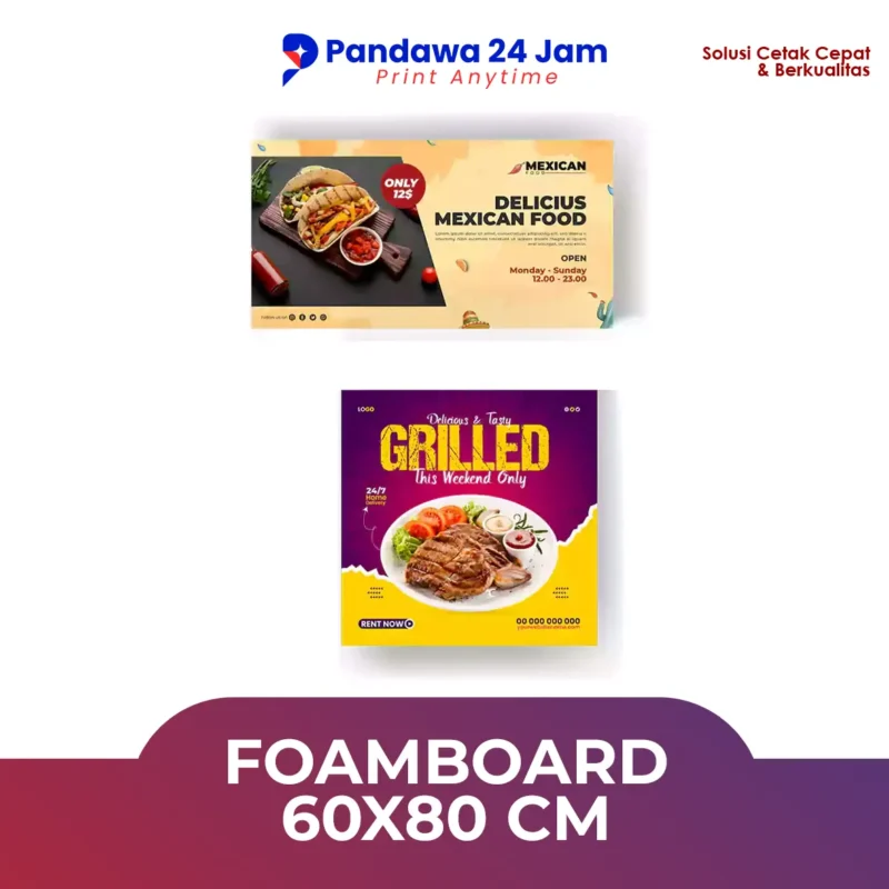 Fomboard 60x80 cm