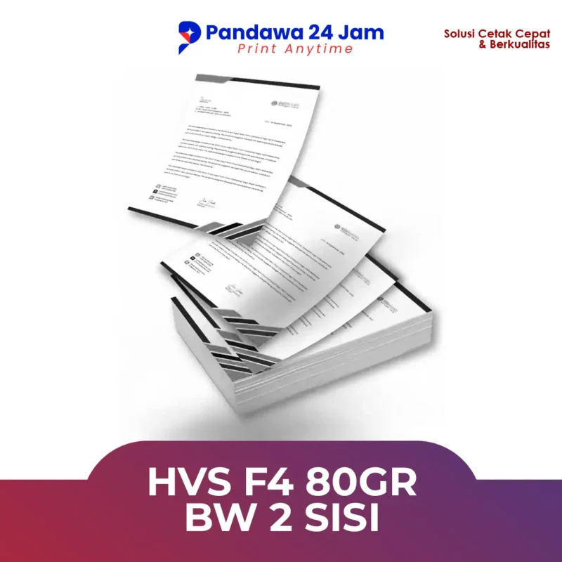 HVS F4 80gr BW 2 Sisi