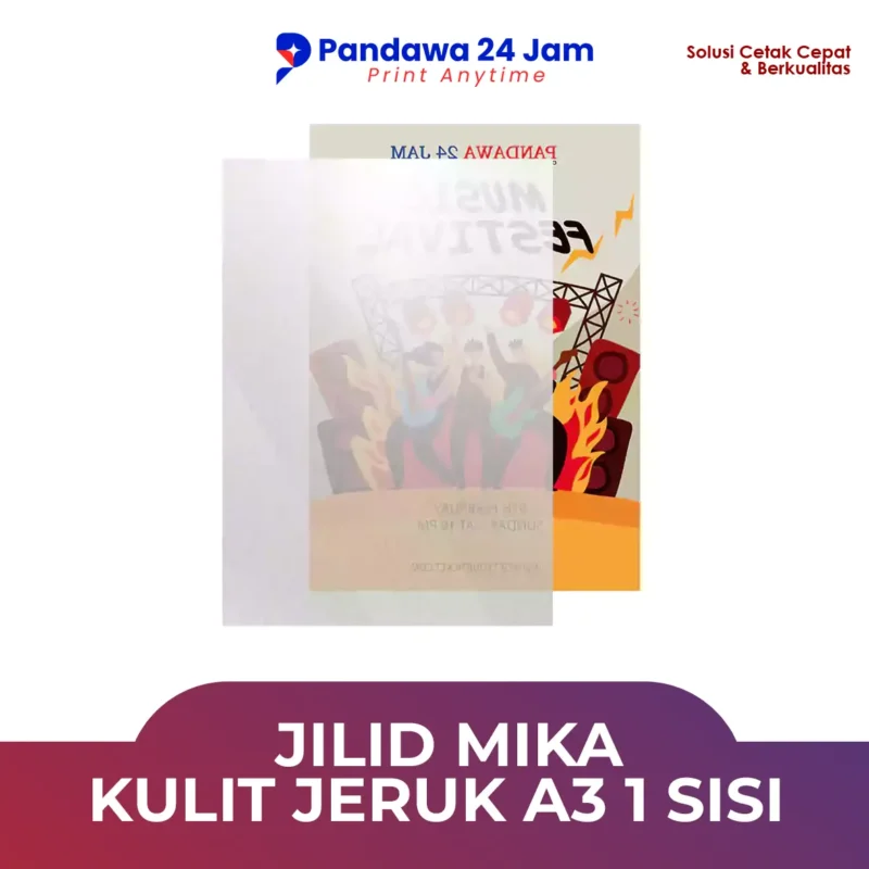 Jilid Mika Kulit Jeruk A3 1 Sisi
