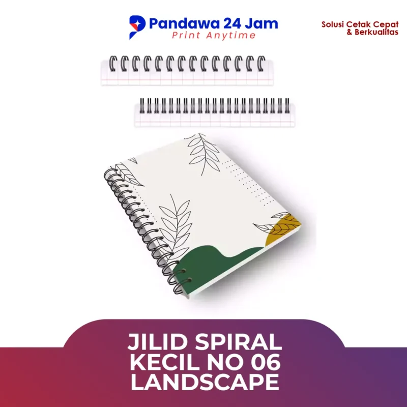 Jilid Spiral Kecil No.06 Landscape