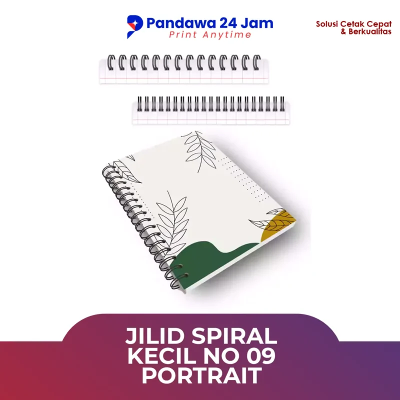 Jilid Spiral Kecil No.09 Potrait