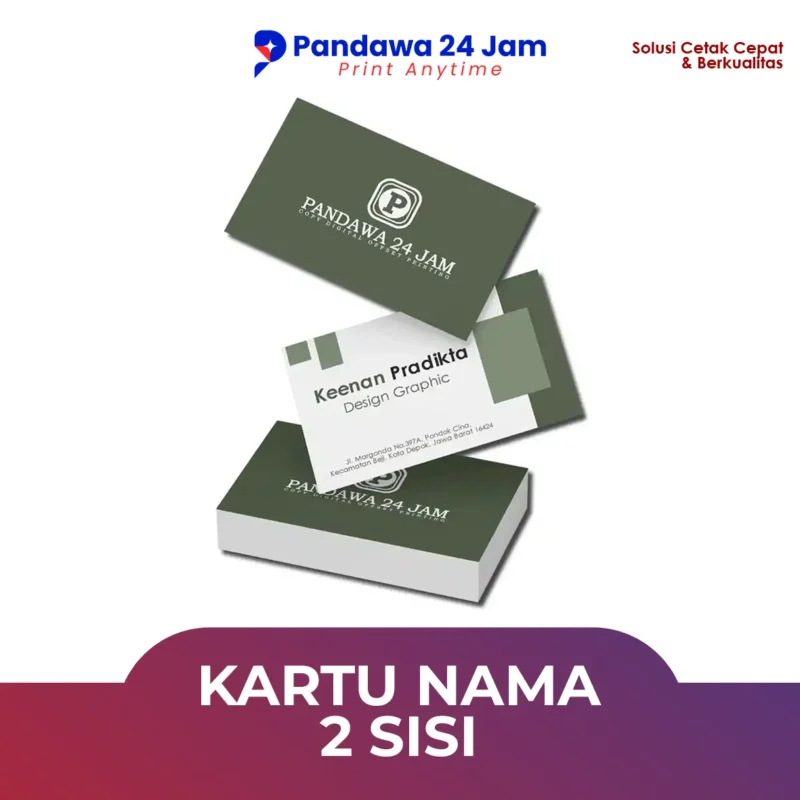 Kartu Nama 2 Sisi