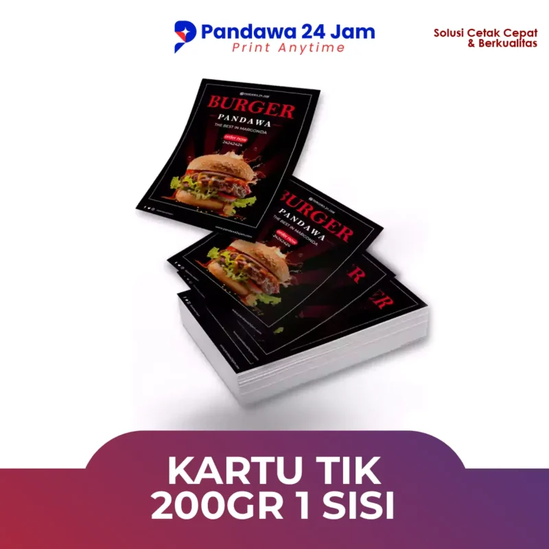 Kartu Tik 200gr 1 Sisi