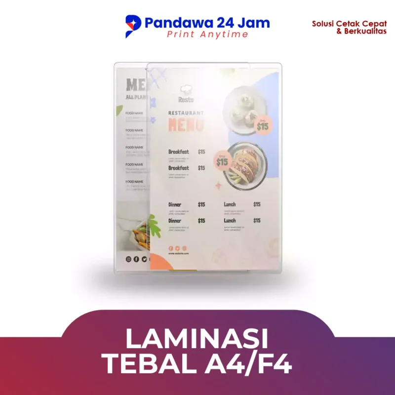 Laminating Tebal A4/F4