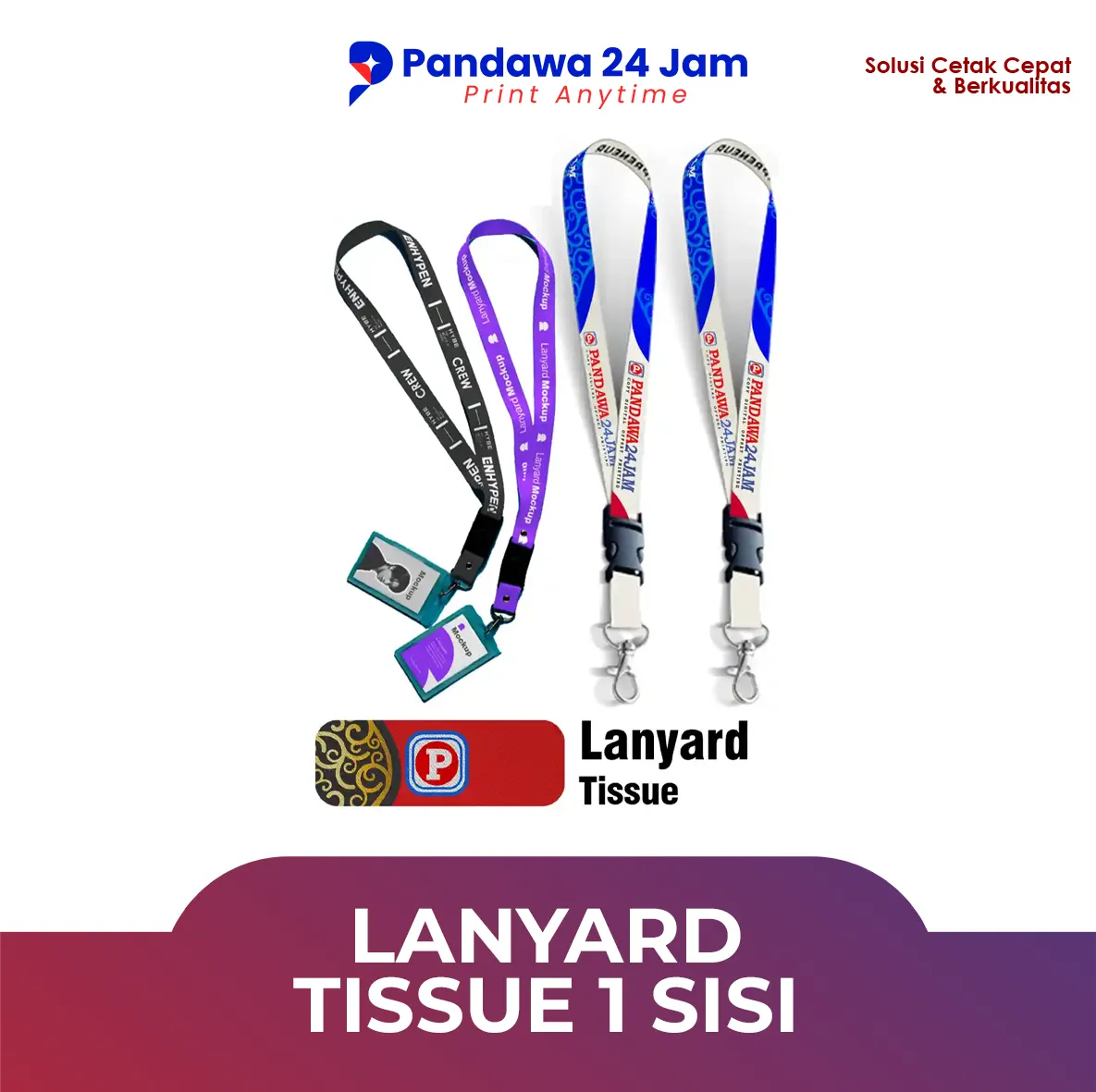 Lanyard Tissue 1 Sisi