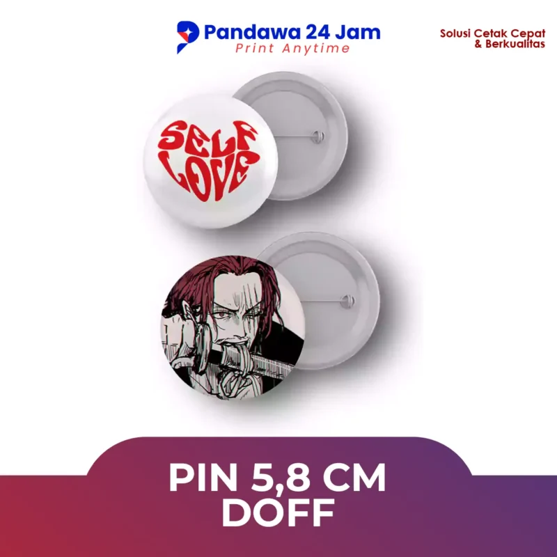Pin 5,8 cm Doff