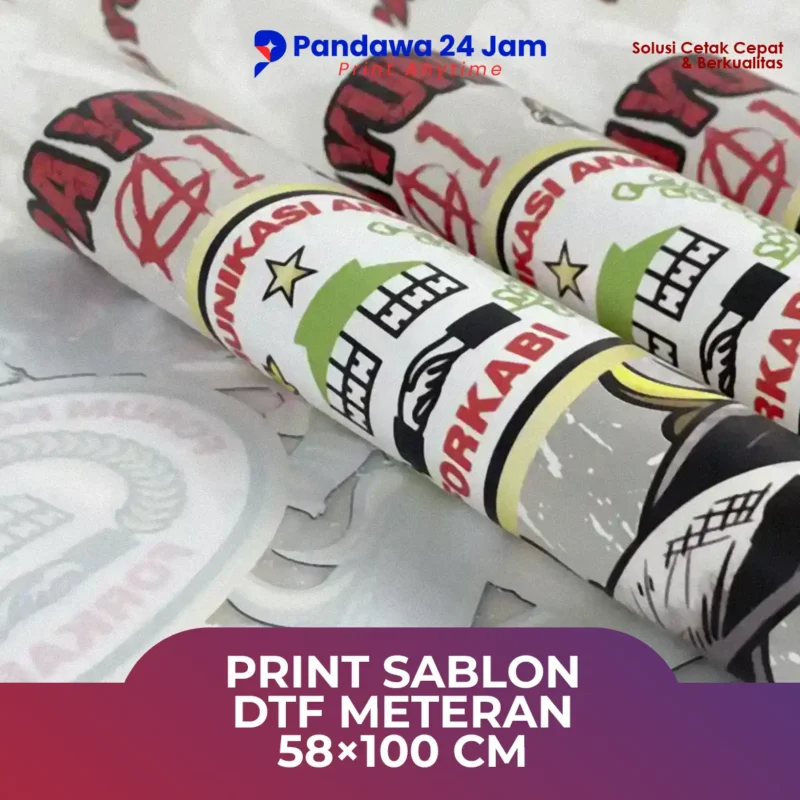 Print Sablon DTF Meteran 58x100 cm