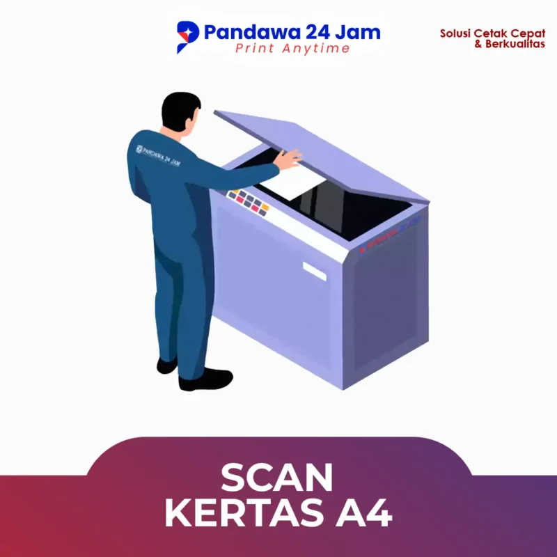 Scan Kertas A4