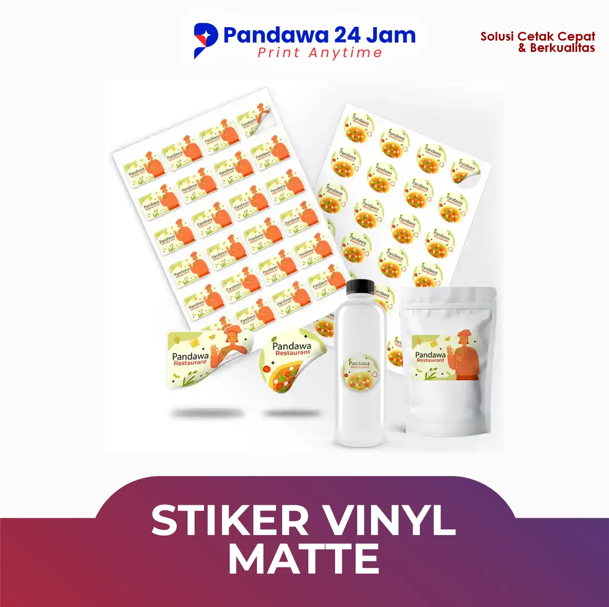 Stiker Vinyl Matte