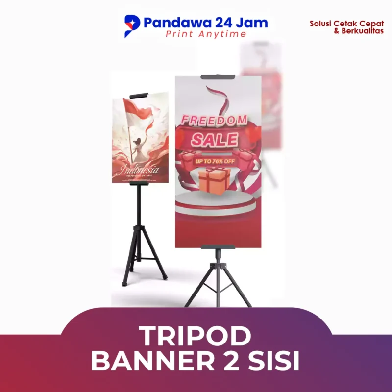 Tripod Banner 2 Sisi