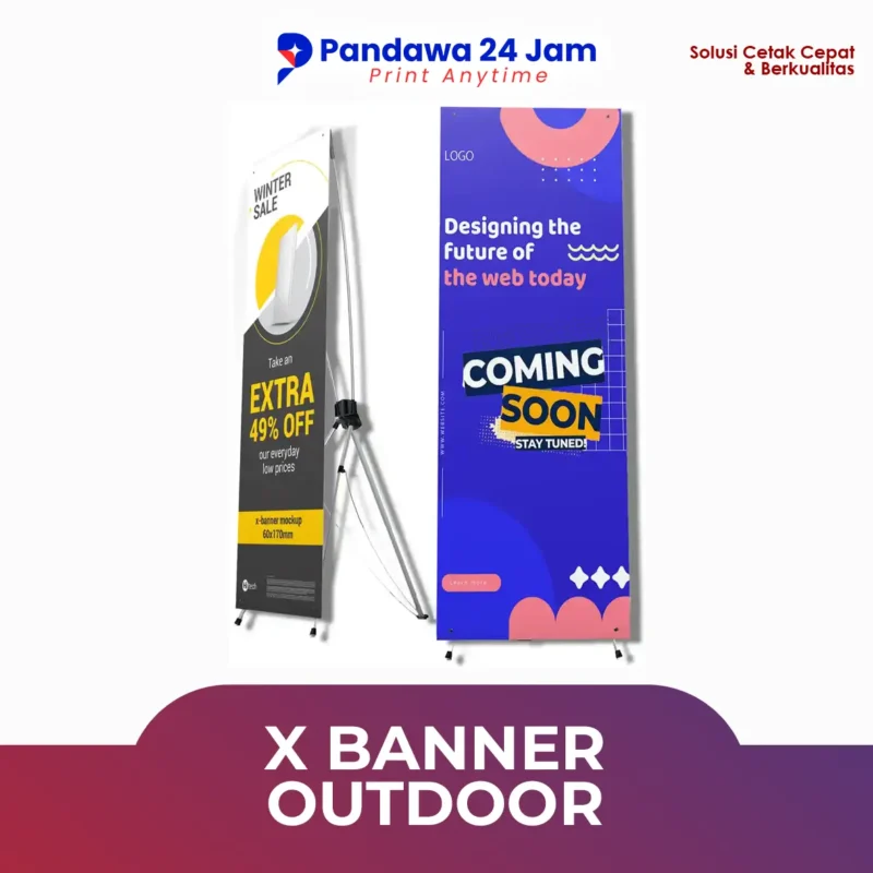 X Banner Flexy Cina Outdoor