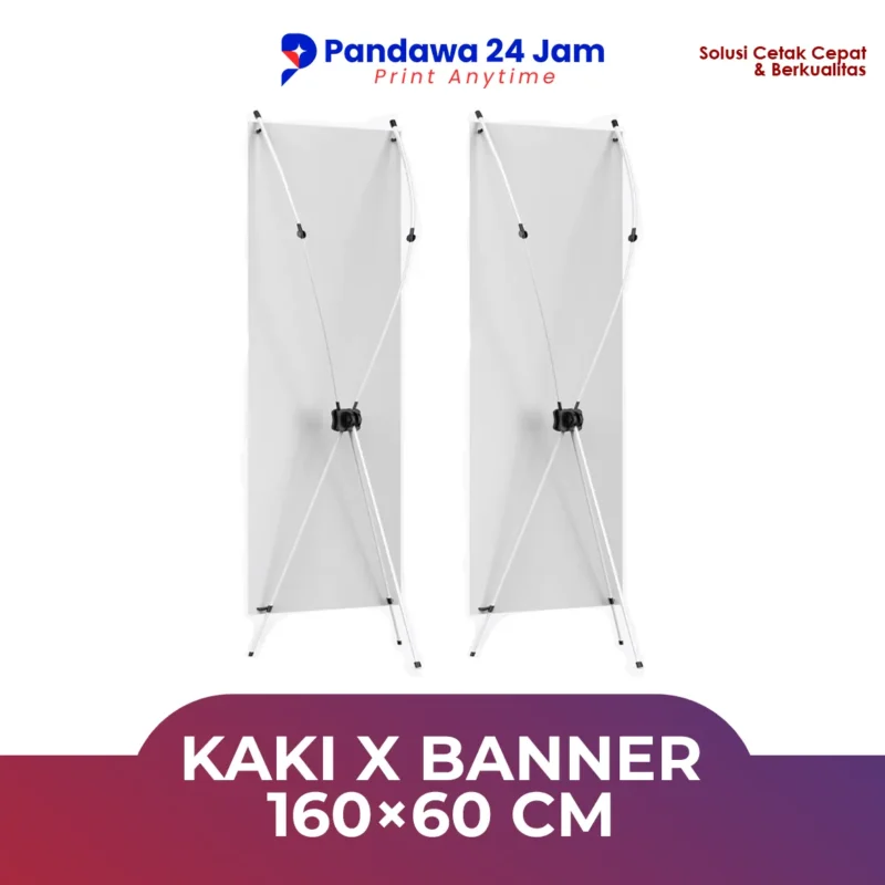 Kaki X Banner 160x60 cm
