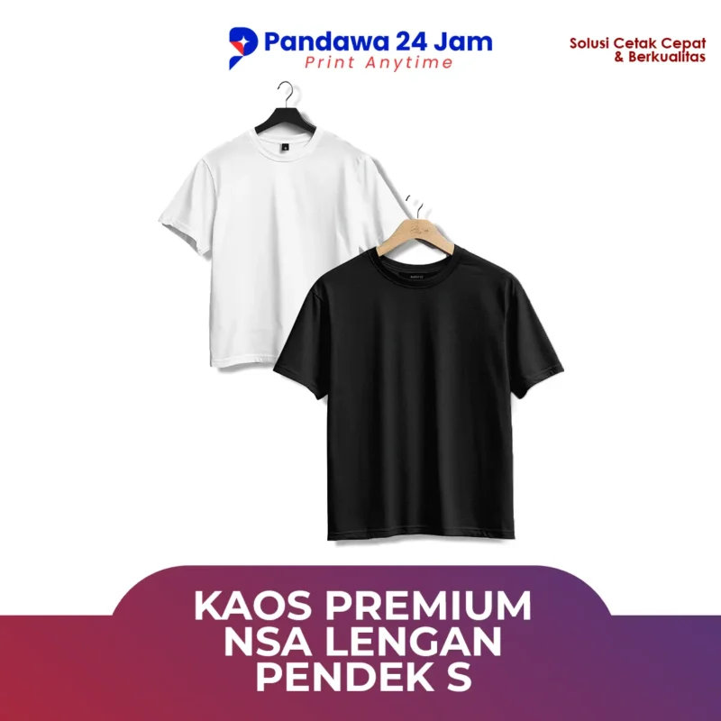 Kaos Premium NSA S lengan pendek