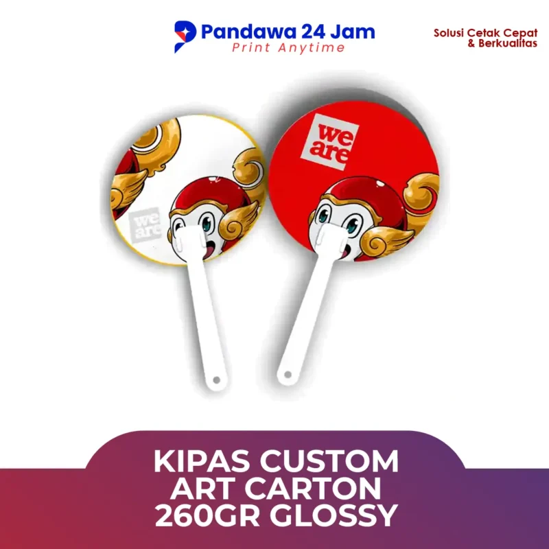 Kipas Custom Art Carton 260gr Glossy