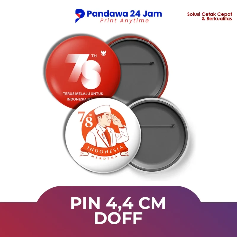 Pin 4,4 Cm Doff