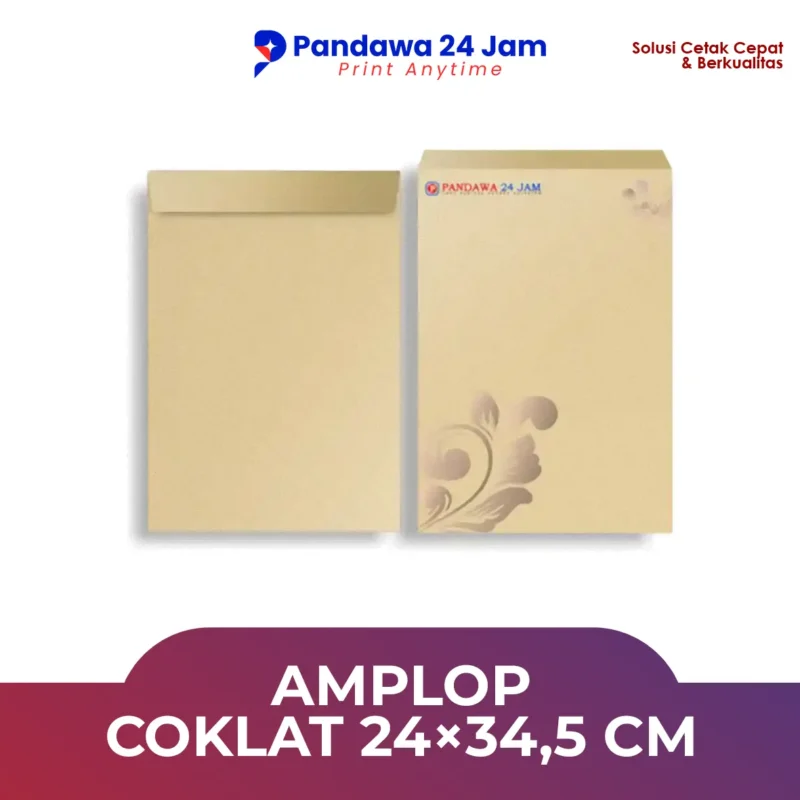 Amplop Coklat 24x34,5
