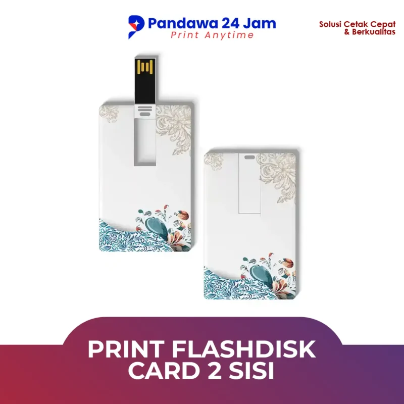 Print Flash Disk Card 2 Sisi