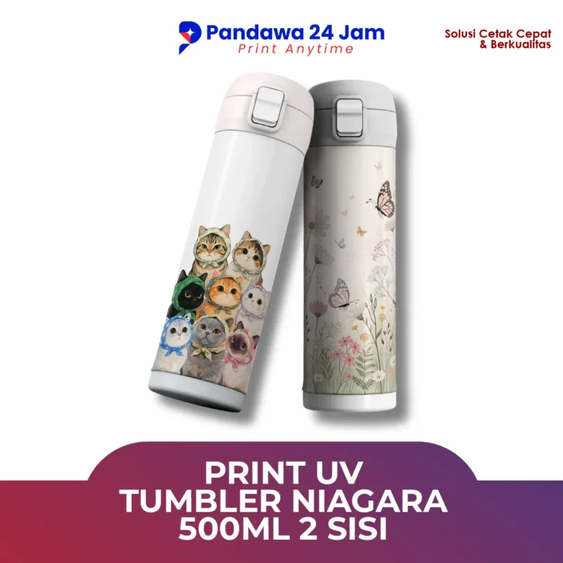 Print UV Tumbler Niagara 500ml 2 Sisi