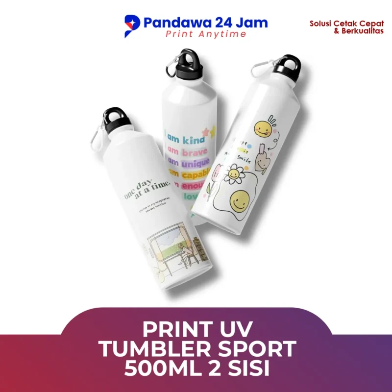 Print UV Tumbler Sport 500ml 2 Sisi