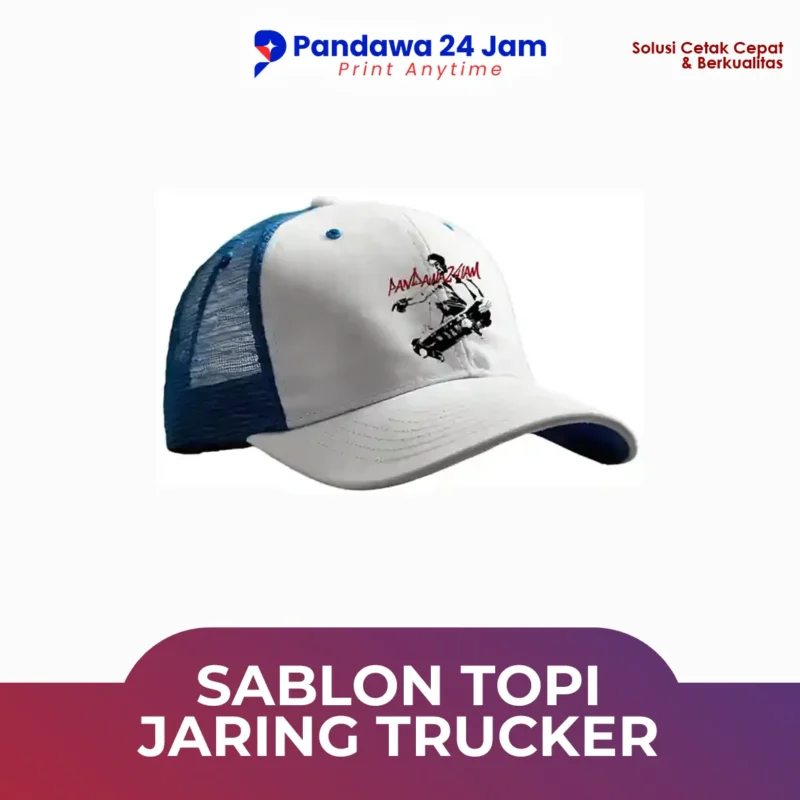 Sablon Topi Jaring Trucker