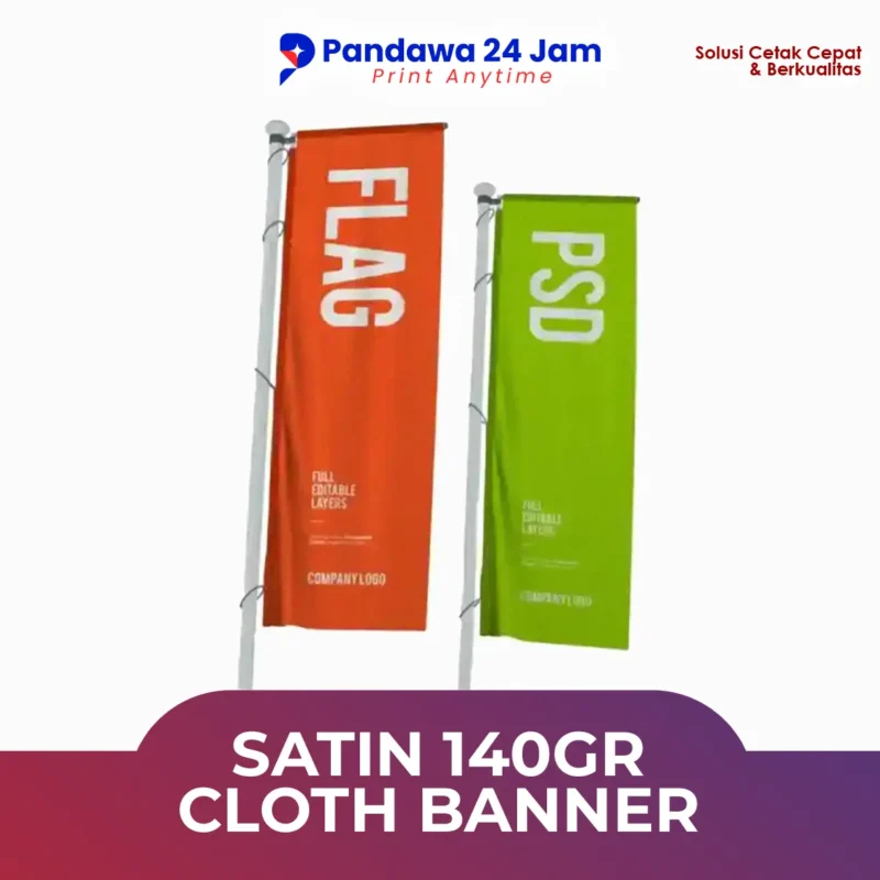 Satin 140gr Cloth Banner