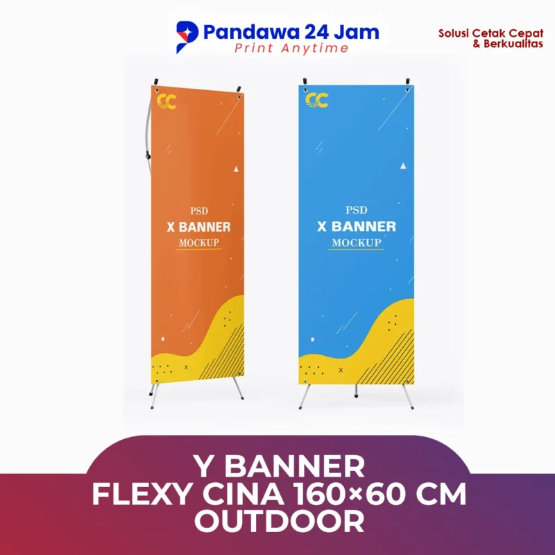 Y Banner Flexy cina 160x60 cm Outdoor