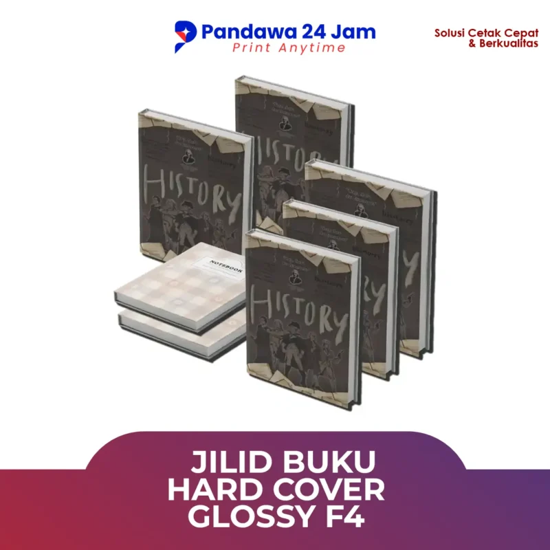 Jilid Buku Hard Cover Glossy F4