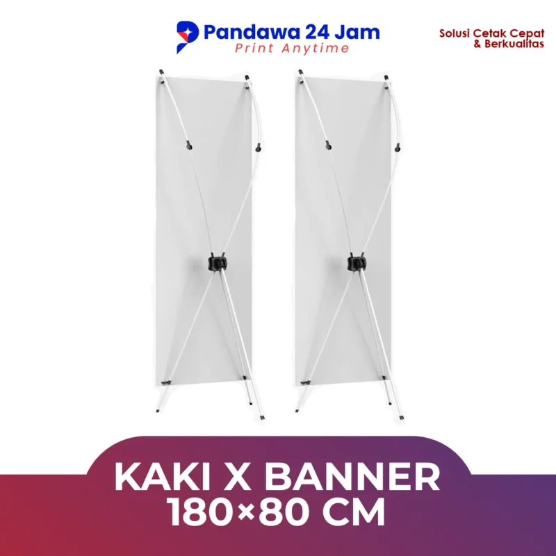 Kaki X Banner 180×80 cm