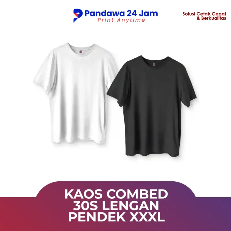 Kaos Combed 30s Lengan Pendek XXXL
