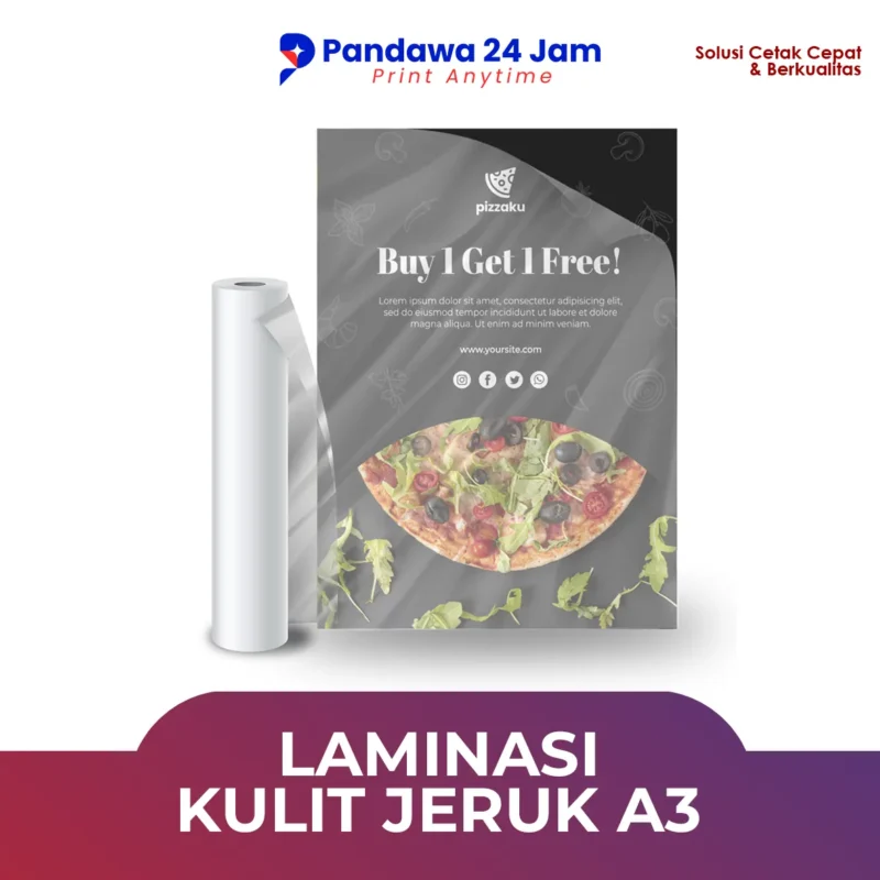 Laminating Kulit Jeruk A3