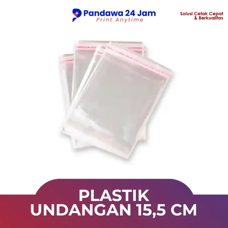 Plastik Undangan 15,5 cm