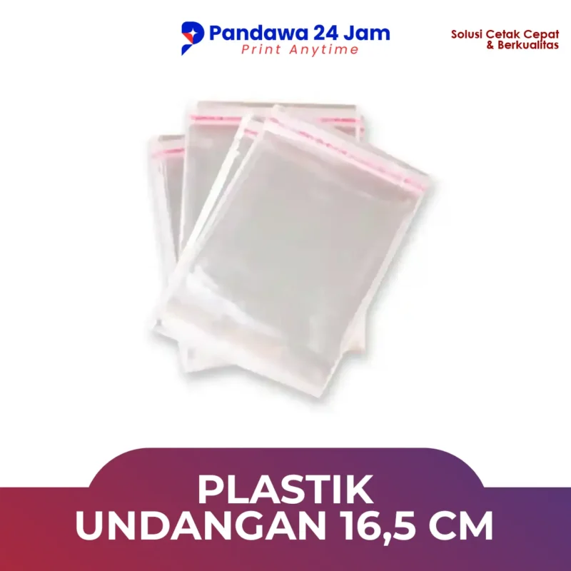 Plastik Undangan 16,5 cm
